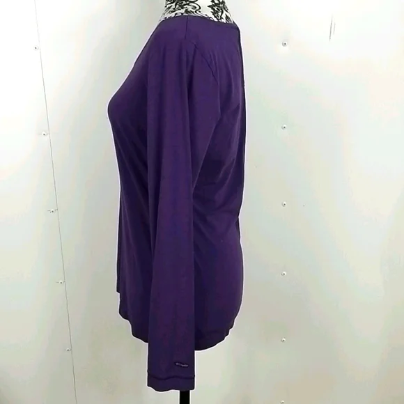 Women's Small Columbia Purple Omni-Wick Top - Picture 3 of 9
